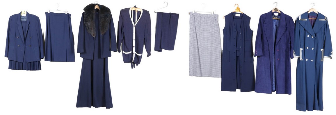 (7) Piece 1970's Garment group to