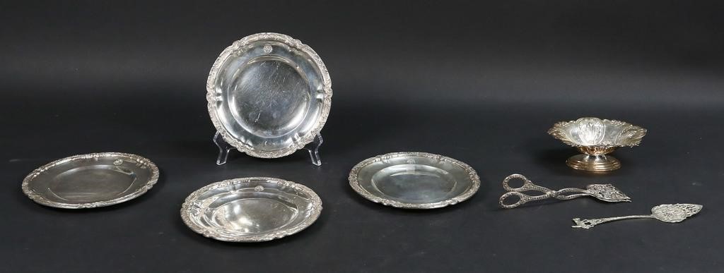 7 PIECE EUROPEAN SILVER LOT4
