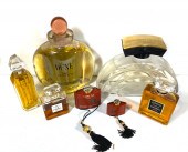 7 PIECE PERFUME BOTTLES: 1) Cl