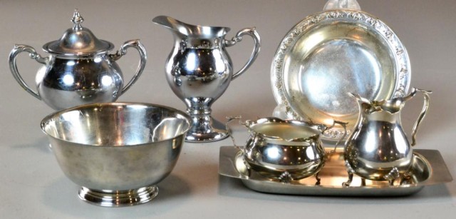 (7) Piece Silver Plated ItemsTo