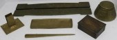 7 PIECE TIFFANY BRONZE DESK SE