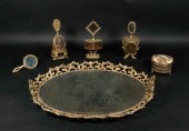 7 PIECE VICTORIAN DRESSER SET7