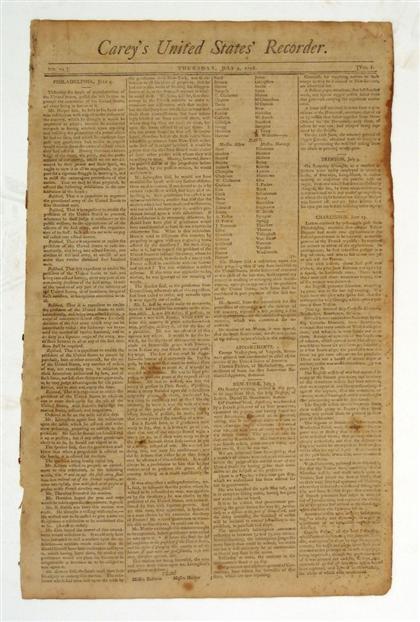 7 pieces.  American Periodical