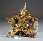 (7) Pieces Asian Decorative Ar