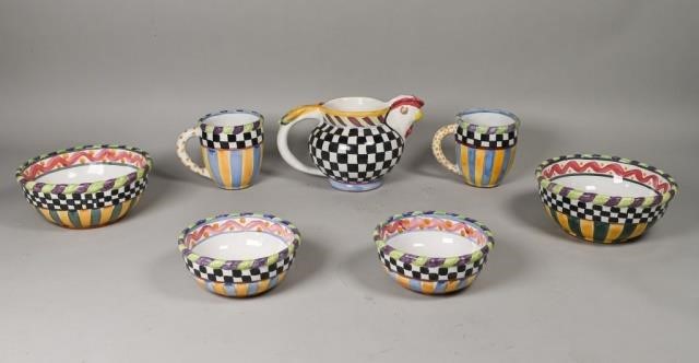 7 PIECES MACKENZIE-CHILDS