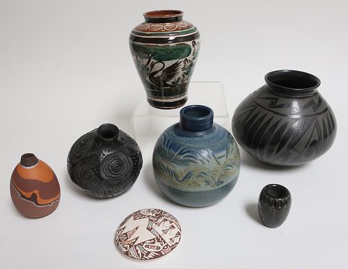 7 PIECES OF NATIVE AMERICAN & OTHER