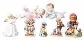 (7) Porcelain figurines, c/o G