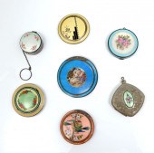 7 SILVER / GUILLOCHE COMPACTS: