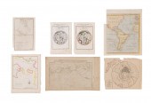 7 SMALL MAPS, CAPTAIN COOK & P