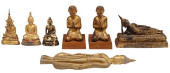 (7) SOUTHEAST ASIAN GILT METAL