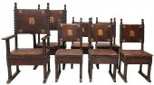 (7) SPANISH BAROQUE STYLE OAK