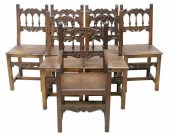 (7) SPANISH BAROQUE STYLE WALN