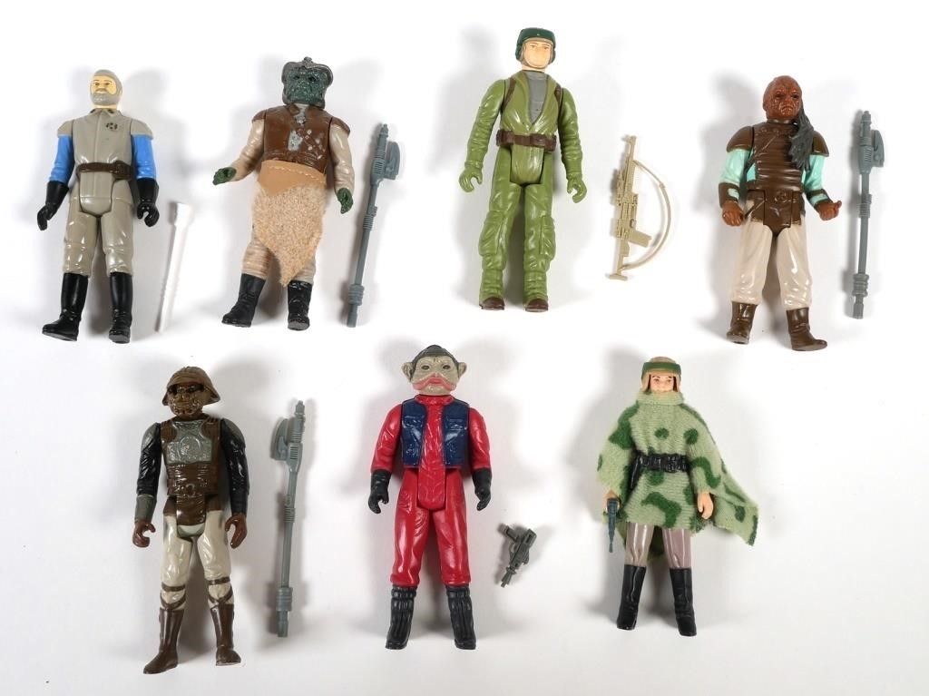 (7) STAR WARS ACTION FIGURESVintage