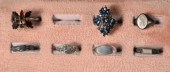 (7) Sterling And Semi Precious