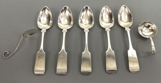 (7) STERLING FLATWARE & COIN