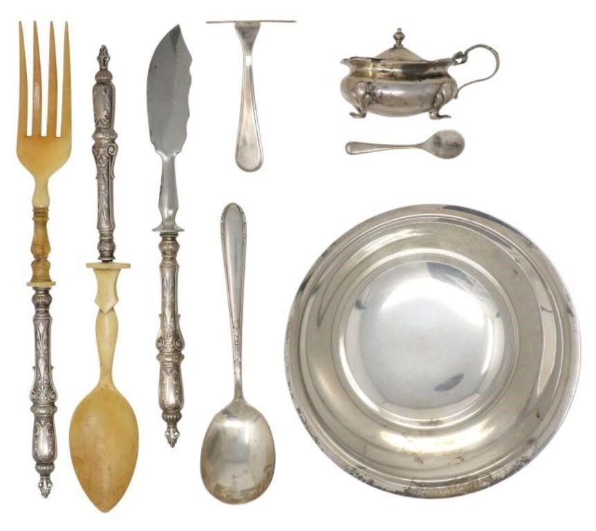 (7) STERLING REVERE BOWL, ENGLISH