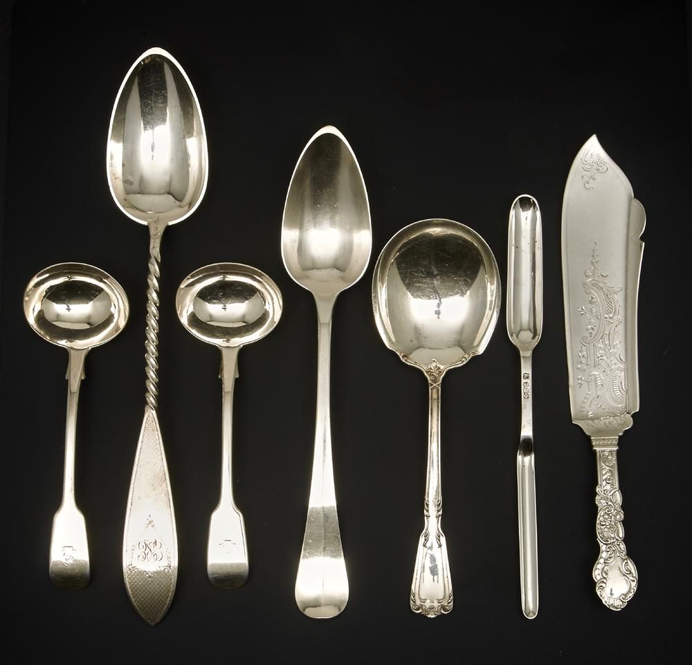7 STERLING SERVING PIECES7 Sterling