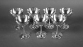 (7) STERLING SILVER FOOTED DES