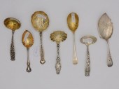 (7) STERLING SILVER SERVING PI