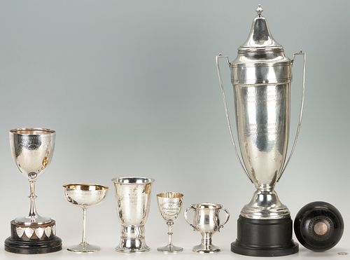 7 STERLING, SILVER & SILVERPLATED