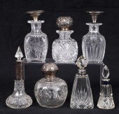 (7) Sterling stoppered bottles