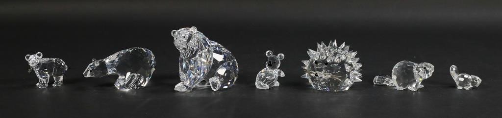 7 SWAROVSKI CRYSTAL FIGURINES