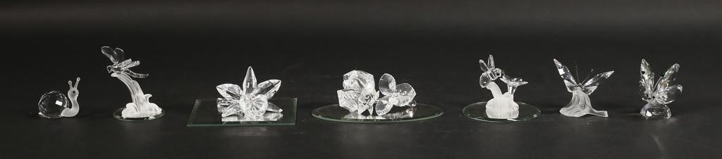 7 SWAROVSKI CRYSTAL FIGURINES