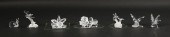 7 SWAROVSKI CRYSTAL FIGURINES