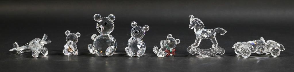 7 SWAROVSKI CRYSTAL FIGURINES TOYS7