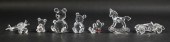 7 SWAROVSKI CRYSTAL FIGURINES