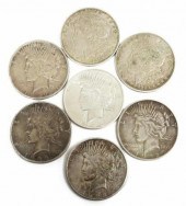 (7) U.S. PEACE & MORGAN SILVER
