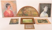 7 VARIOUS PAINTINGS BY JAMES R