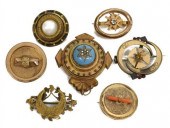 (7) VICTORIAN JEWELRY, BROOCHE