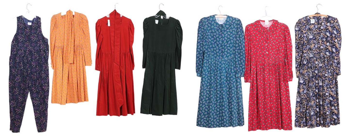 (7) Vintage Laura Ashley dresses