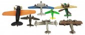 (7) VINTAGE PRESSED STEEL TOY