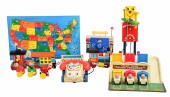 (7) Vintage wooden toys, c/o F