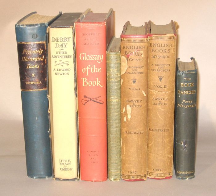 7 vols.  Books on Books: