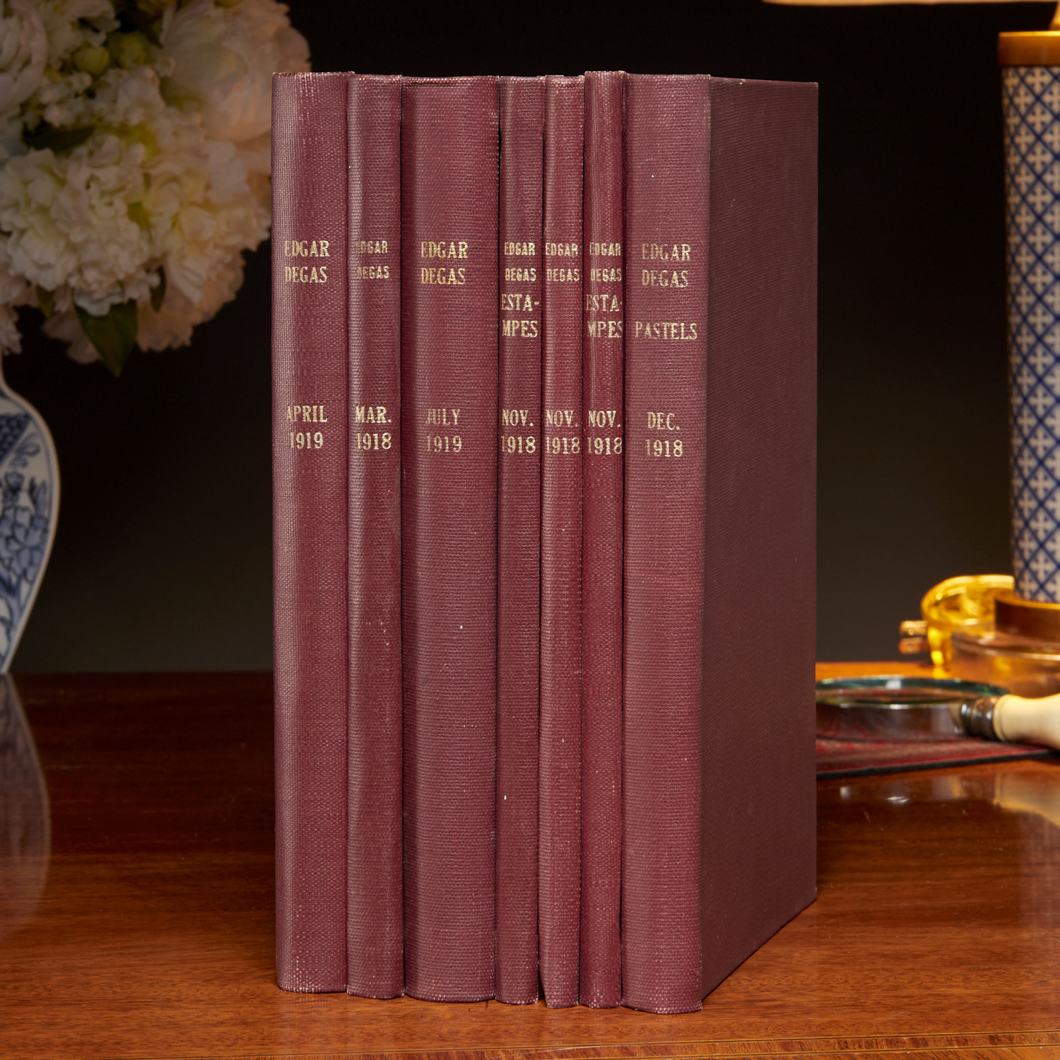 (7) VOLS., CATALOGUES OF THE 1918