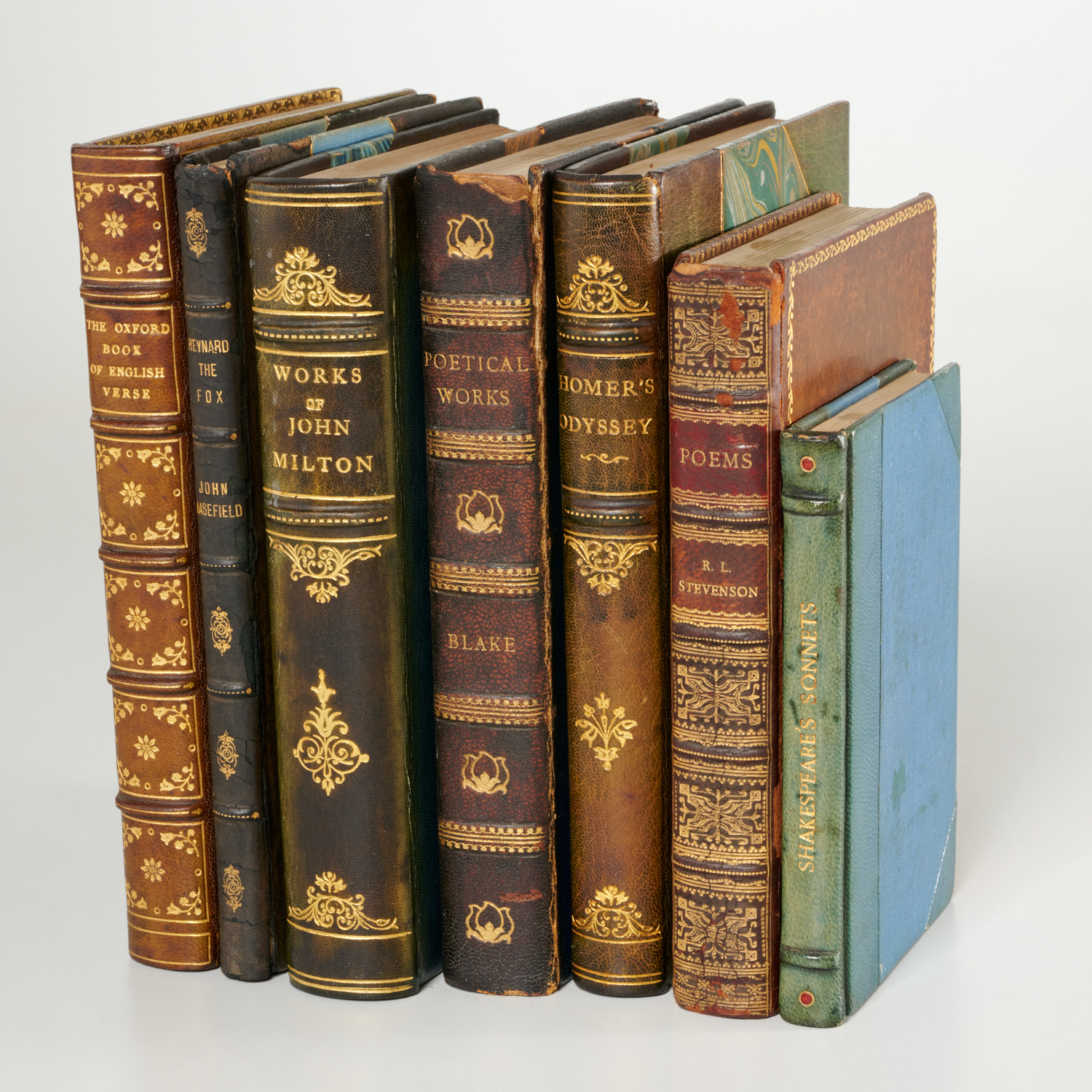 (7) VOLS. DECORATIVE BINDINGS,