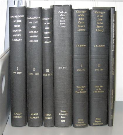 7 vols.  (John Carter Brown