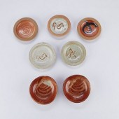 7 WARREN MACKENZIE PLATES & BO