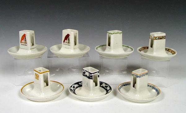 7 WARWICK MATCH SAFE ASHTRAYS: