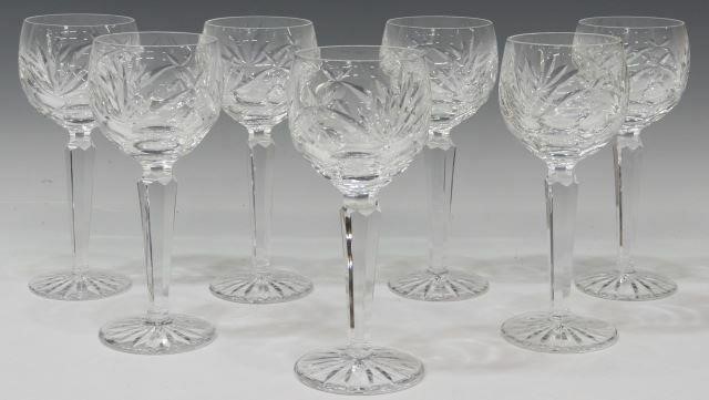(7) WATERFORD 'ASHLING' CUT CRYSTAL