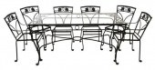 (7) WOODARD BLACK WROUGHT IRON