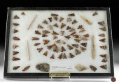 70 CAHOKIA STONE ARROWHEADS &