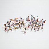 70 Piece Murano Glass Cartoon