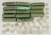 $70 ROOSEVELT ROLLED SILVER DI