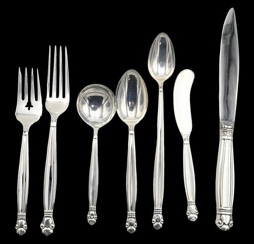 71 PIECE STERLING SILVER FLATWARE