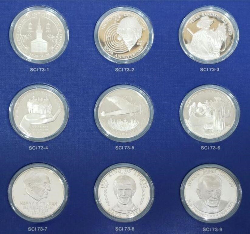 (72) FRANKLIN MINT STERLING
