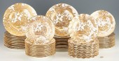 72 PCS. ROYAL CROWN DERBY GOLD